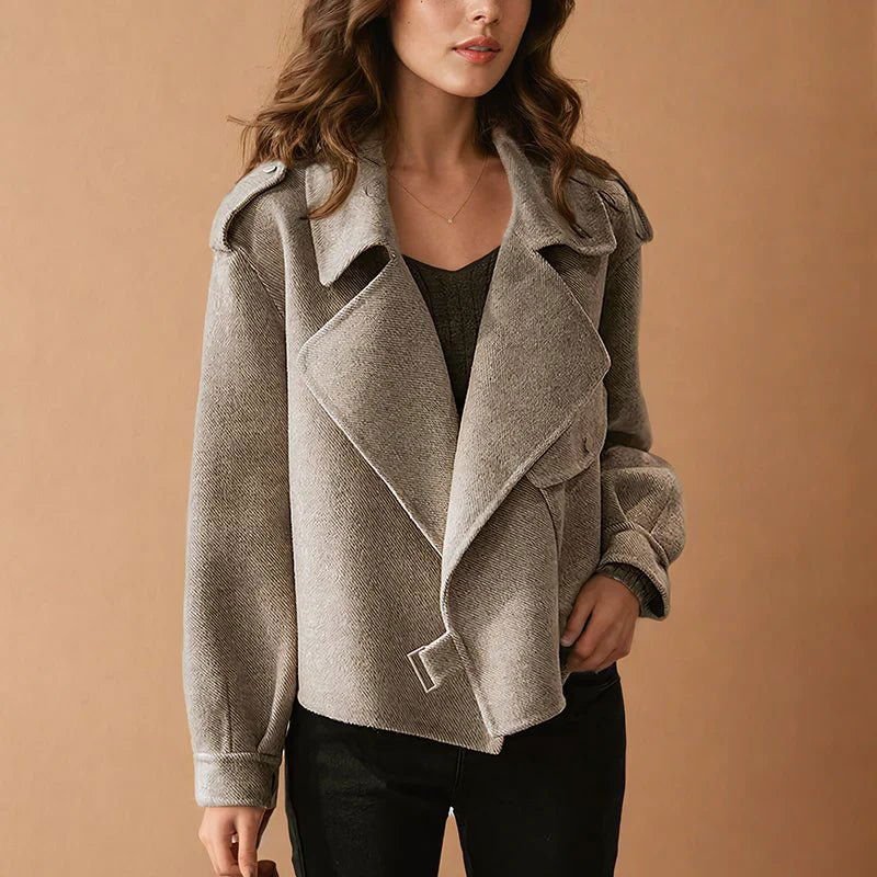 Belted Wool Jacket - Lola the label