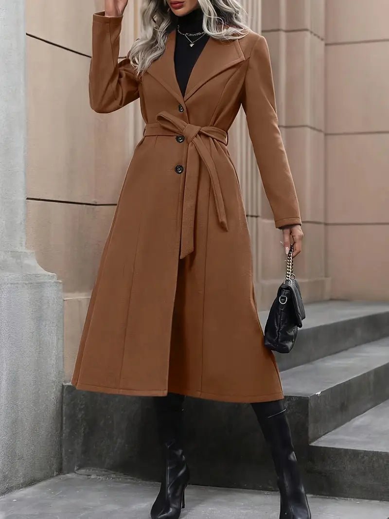 Belted Wrap Coat - Lola the label