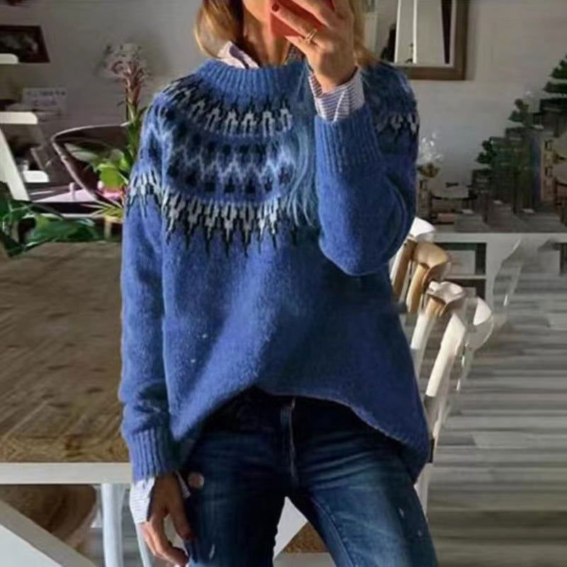 Fair Isle Knit Sweater - Lola the label