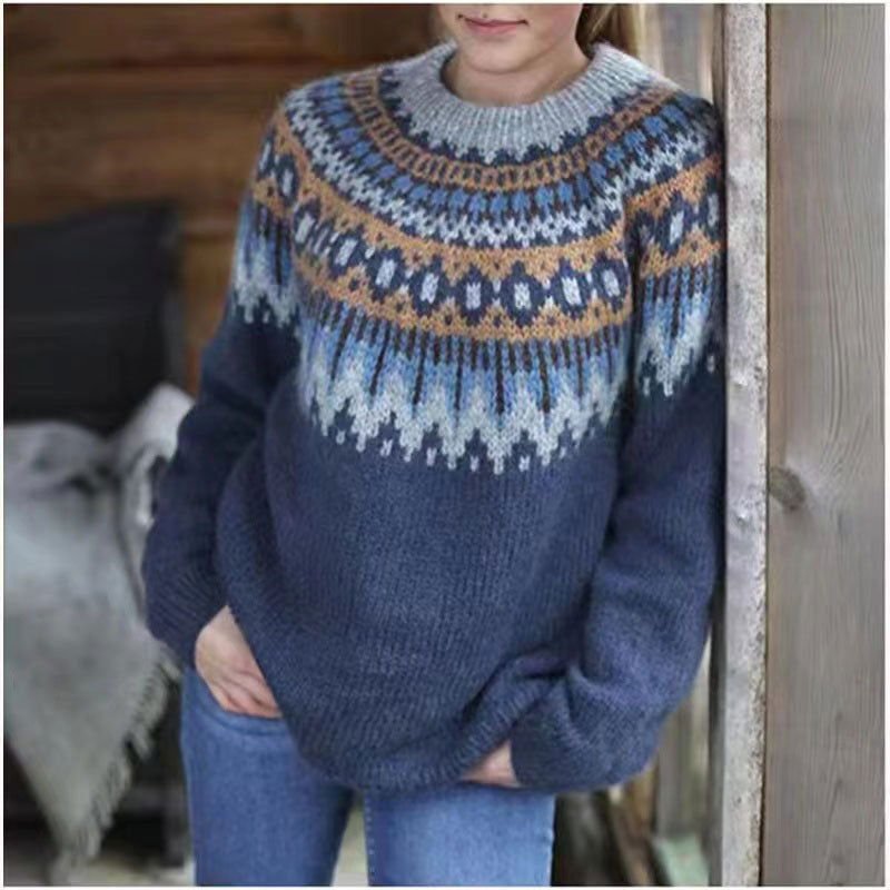 Fair Isle Knit Sweater - Lola the label