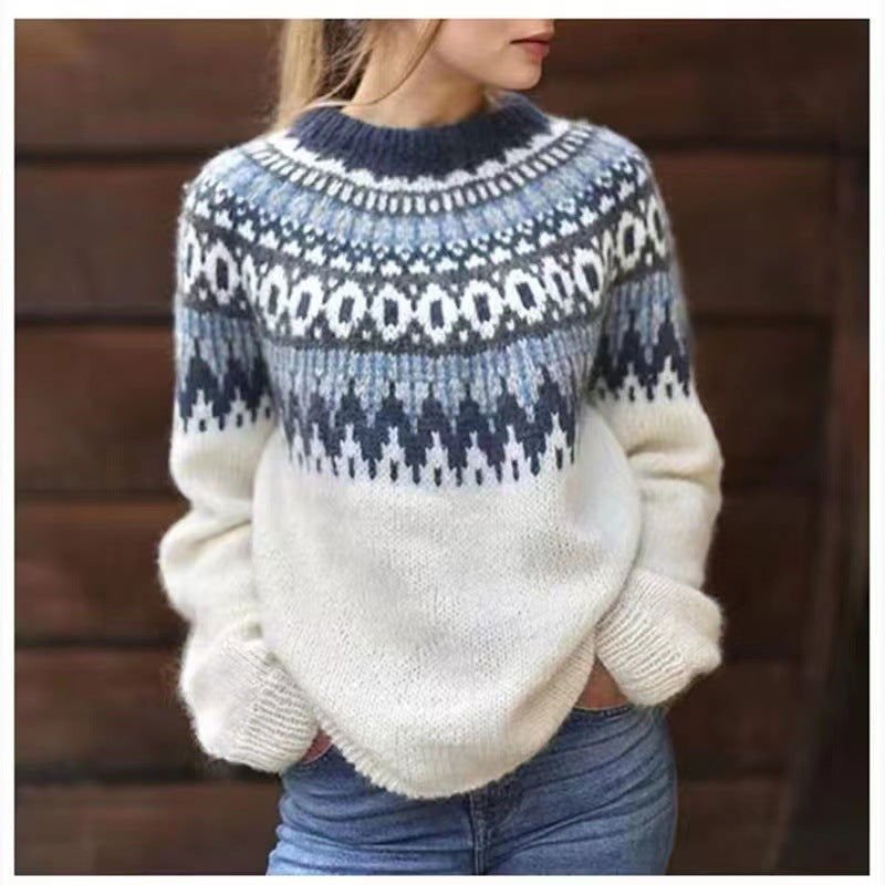 Fair Isle Knit Sweater - Lola the label