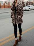 Leopard Print Faux Fur Coat - Lola the label