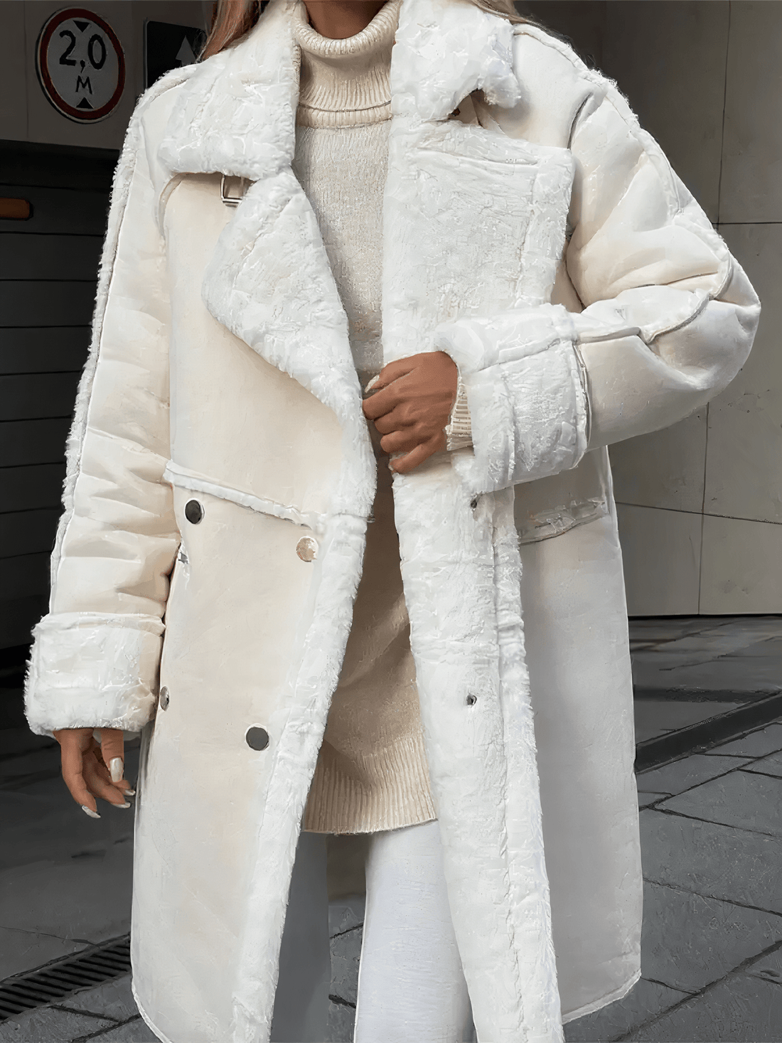 Oversized Fleece - Lined Coat - Lola the label