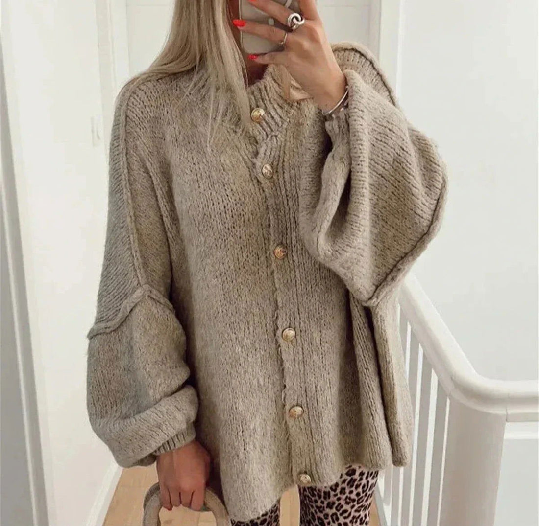 Oversized Knit Cardigan - Lola the label